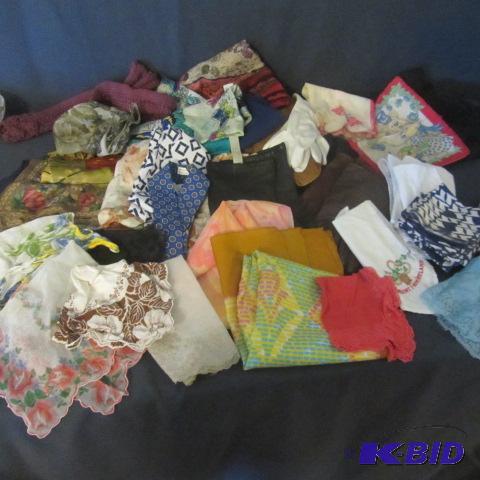 Ladies Gloves, Hankies