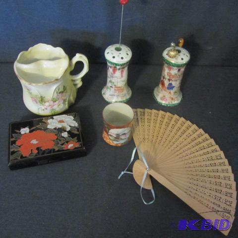 Shaving Cup, Hat Pin Holder