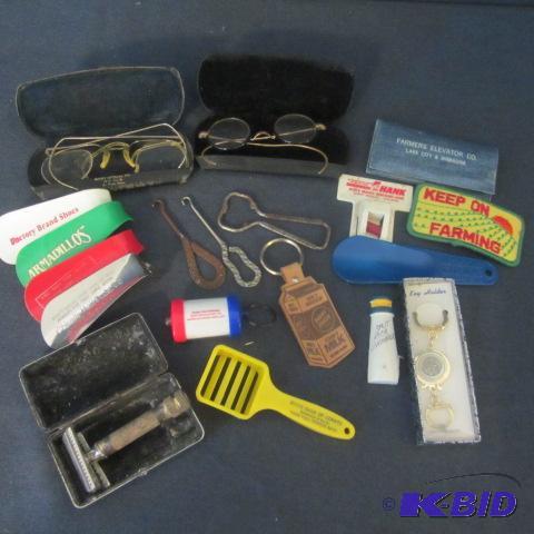 Eye Glasses, Button Hooks
