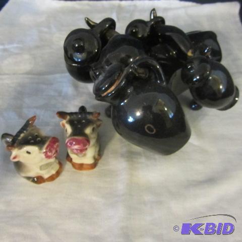 Ceramic Bull Table Set