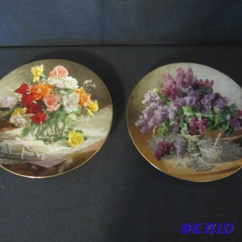 Fancy Floral Plates