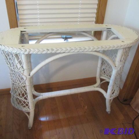 Vintage Wicker Table