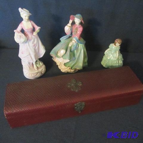 Antique Glove Box, Figures