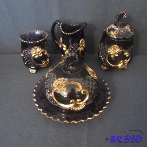 Fancy Glass Table Set