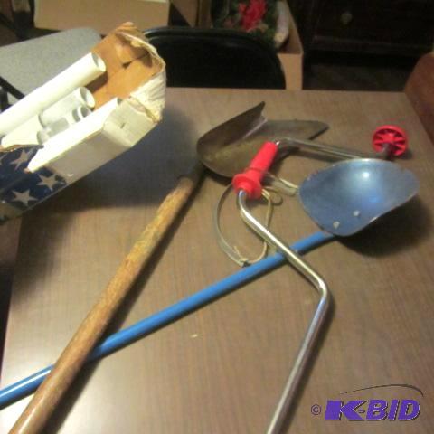 Flag Pole, Spade, Auger