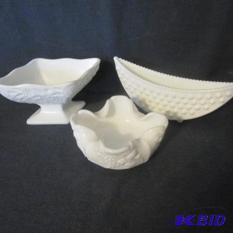 Milk Glass Hobnail