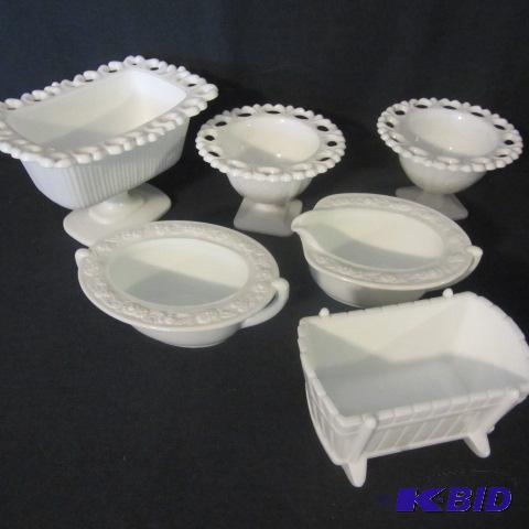 Milk Glass Dishes