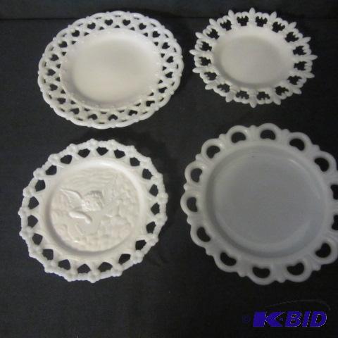 Milk Glass Plates