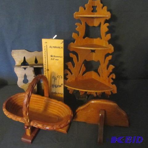 Corner Shelf, Folding Bowl
