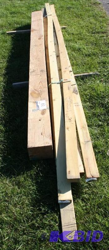 Lot of (6) Miscellaneous wooden boards and po...