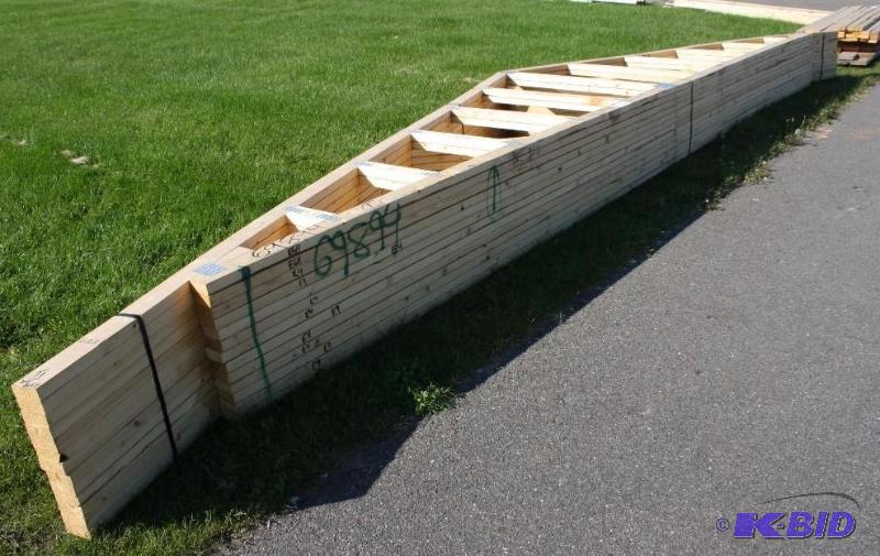 Lot of (13) Wooden Roof Trusses (similar to a...