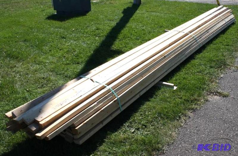 Lot of (38) Wooden Two-by-fours 2&quot x 4&...