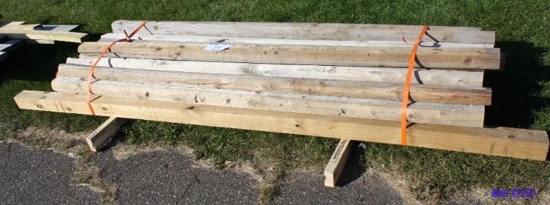 Lot of (21) landscape timbers 3&quot x 5&qu...