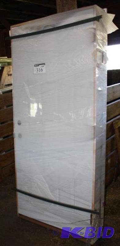 White Exterior Door 6&quot Jamb 3&quot Wi...