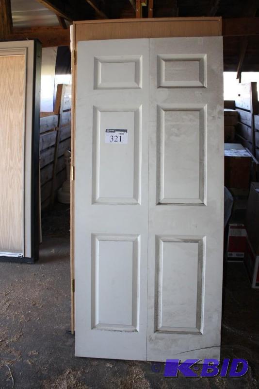 Wooden Bi-Fold Door 36&quot x 79&quot Eac...