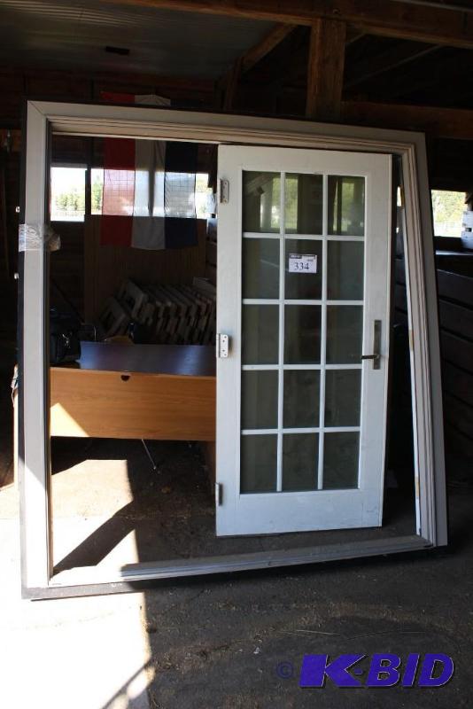 Lot of (2) Items Including Exterior French D...