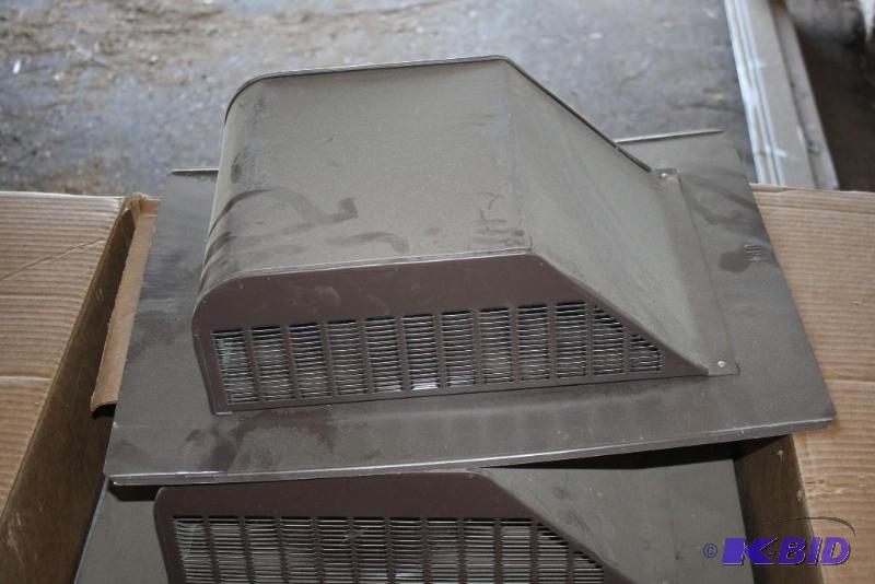 Lot of (6) Galvanized Brown Roof Vents Model...