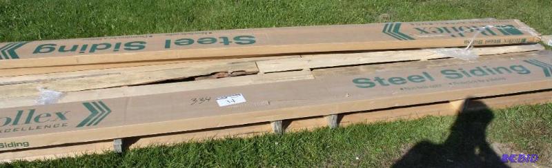 Box Lot of (3) Rollex Double 4 Steel Siding ...