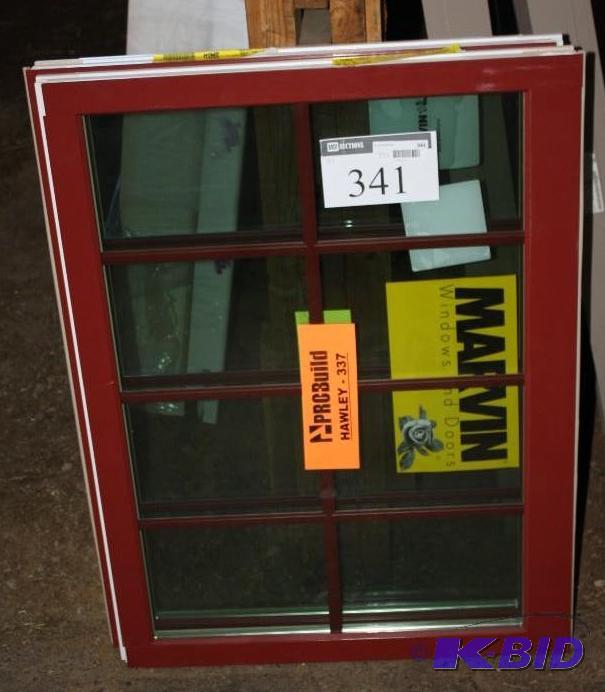 Lot of (2) Windows 8-Panel Single Hung Ext...