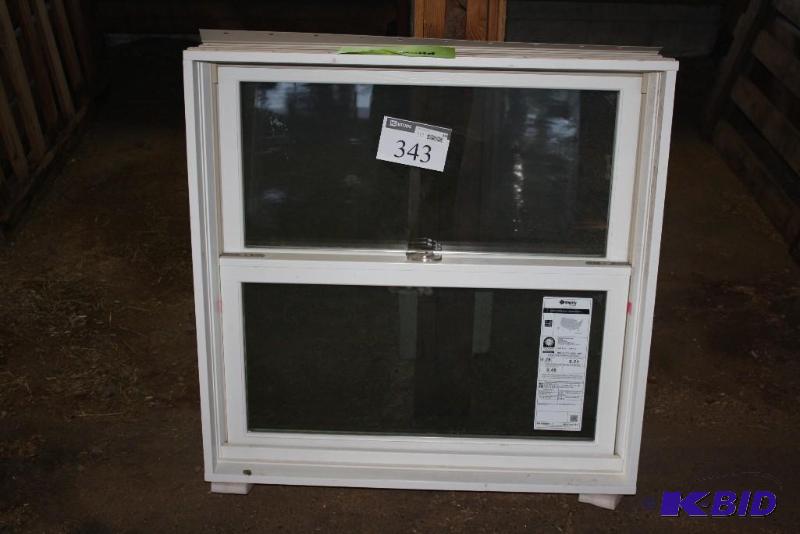 Integrity Double-Hung White Vinyl Window Ver...