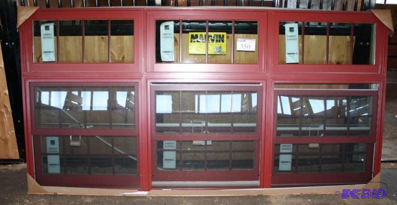 Integrity Red Vinyl Exterior 3-Window Unit 5...