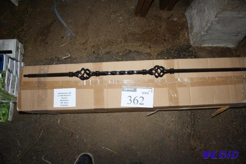 Box Lot of (2) LJ Smith Balusters Bronze Al...