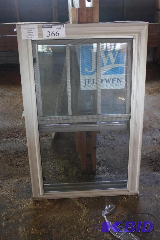Jeld Wen Double-Hung Window Sandstone Vinyl ...