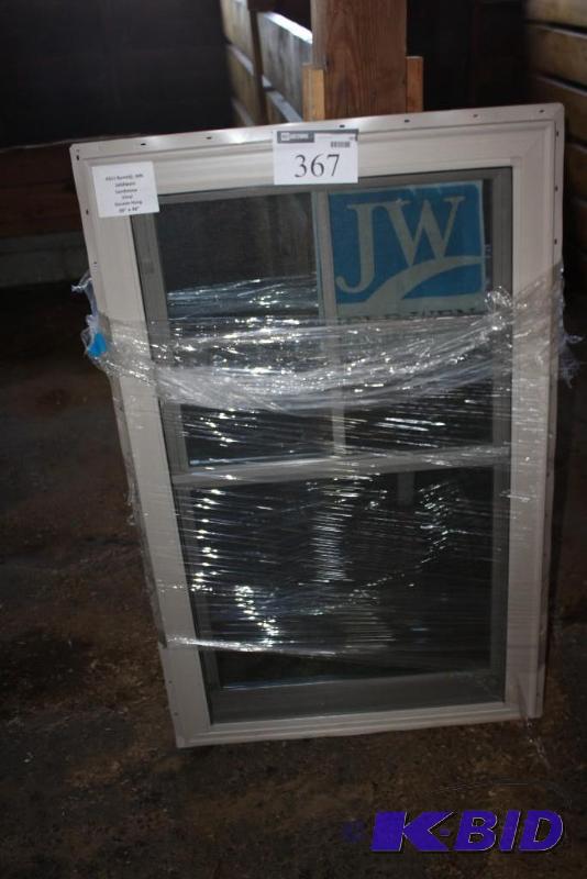 Jeld Wen Double-Hung Window Sandstone Vinyl ...