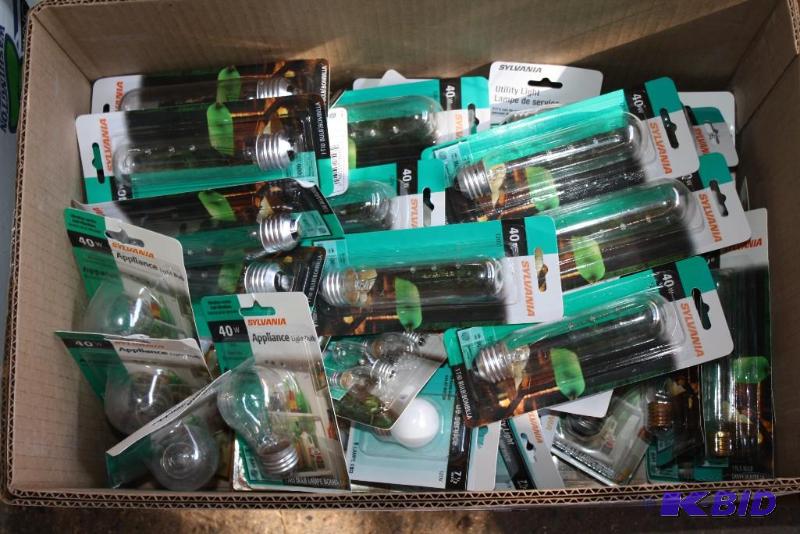 Box Lot of (48) Miscellaneous 40W Lightbulbs....