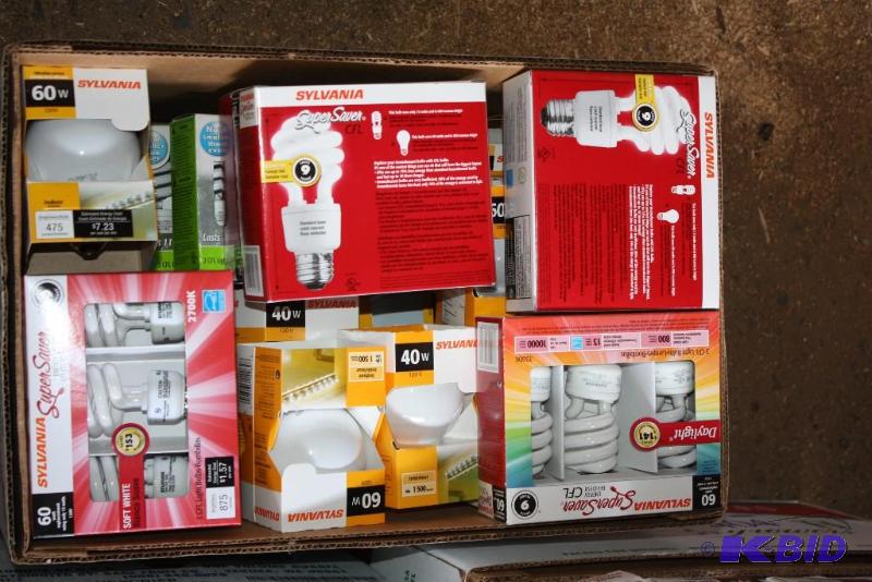 Box Lot of (36) Miscellaneous 40W &amp 60W L...