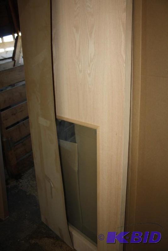 Wooden door with viewing window 36&quot x 8...