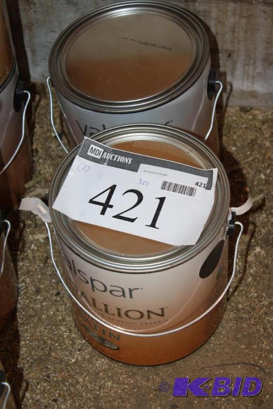 Lot of (2) Valspar Medallion Exterior Paint a...