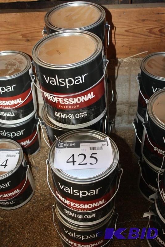 Lot of (8) Valspar Professional Interior Pain...
