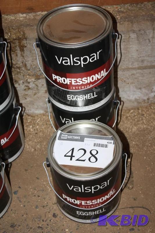 Lot of (3) Valspar Professional Interior Pain...