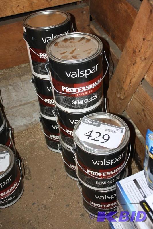 Lot of (8) Valspar Professional Interior Pain...