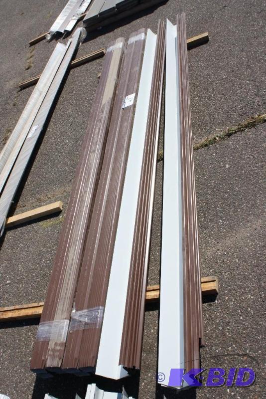 Lot of (2) Including metal gutter, 10 lengt...