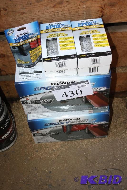 Box Lot of (7) Rust-Oleum Epoxy Shield Profes...