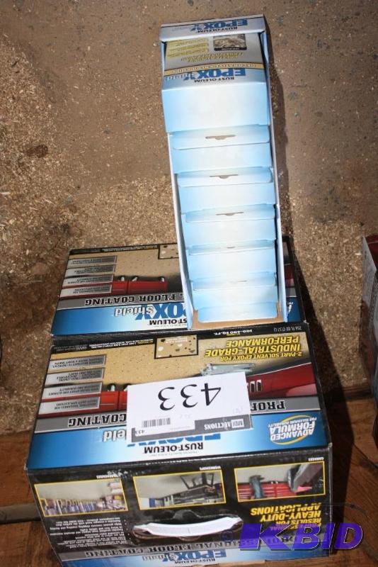 Box Lot of (8) Rust-Oleum Epoxy Shield Produc...