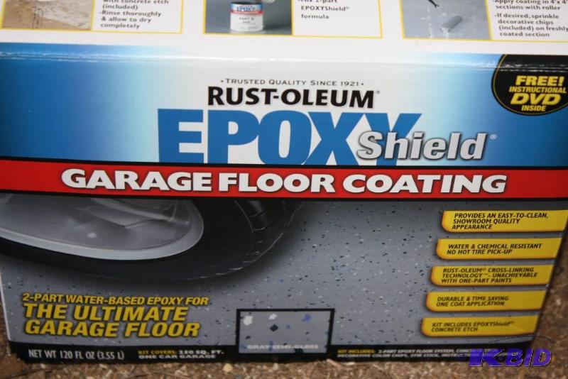 Box of Rust-Oleum Epoxy Shield Garage Floor C...
