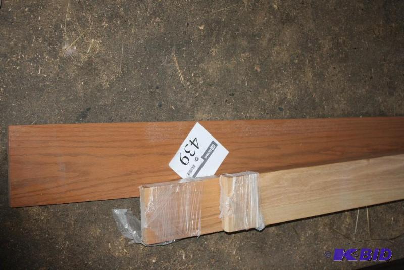 Bundle Lot of (2) Wooden base boards. &nbsp#...