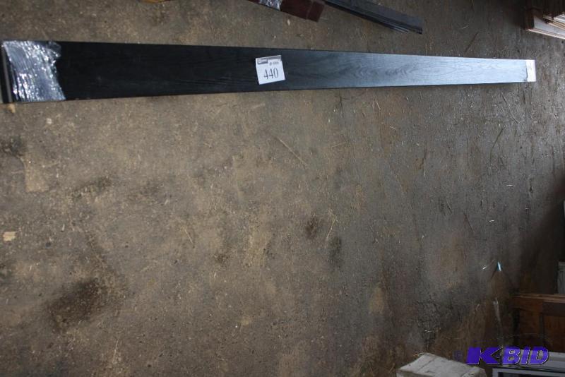 Black wooden base board 1&quotx8&quot ext...