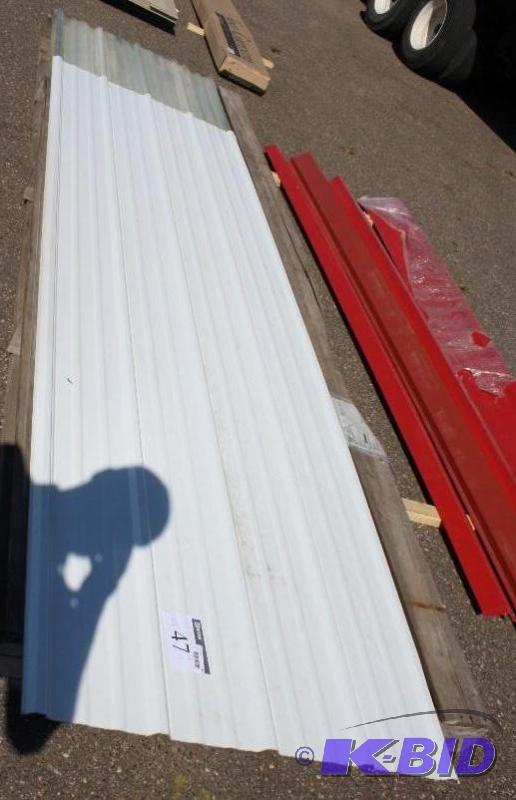Lot of (6) Corrugated Panels Including Steel...