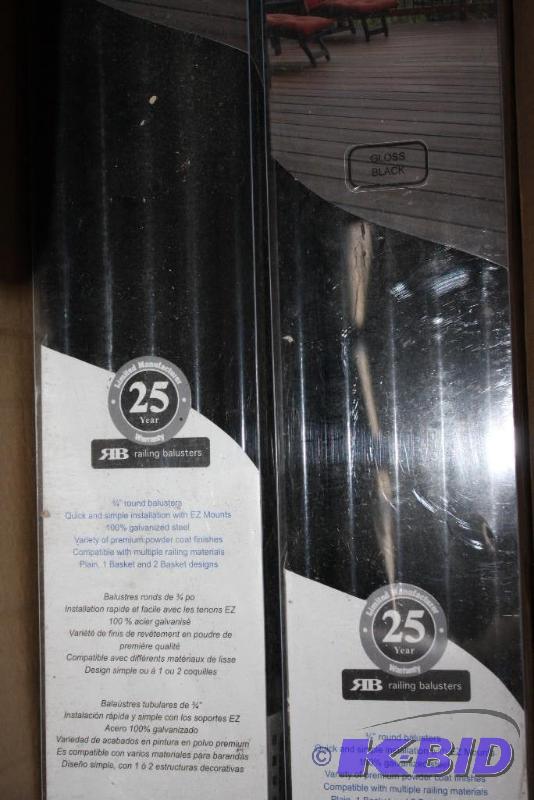 Box of Black Stair SpindlesIron Pitch Shoes ...