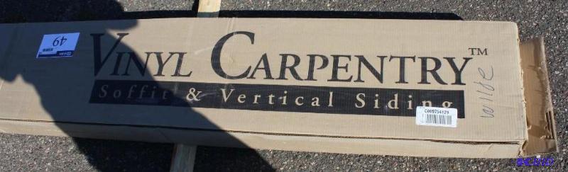 Lot of (16) Vinyl Carpentry Vertical Siding p...