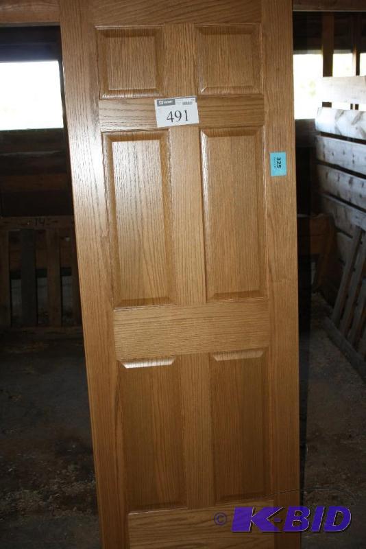 Oak Door Slab 6 Panels 30&quot x 80&quot ...