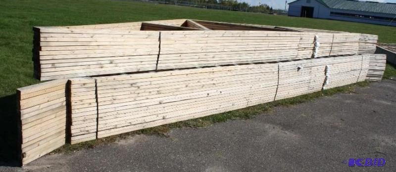 Lot of (28) Miscellaneous Wood Roof Trusses I...