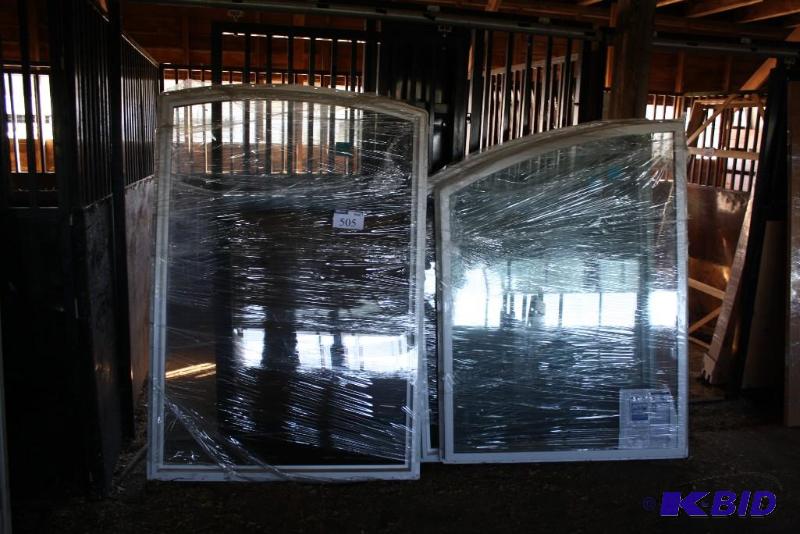 Lot of (3) Windows for a Bay Window Installat...