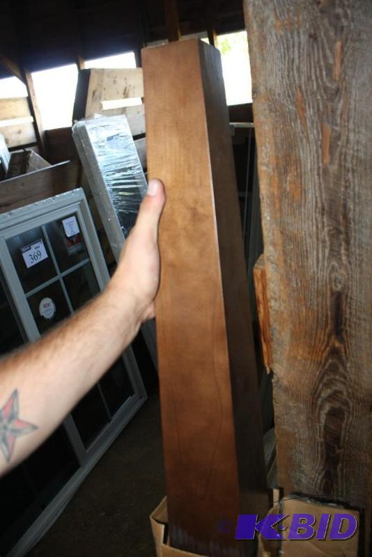 Box of Brown Wood Products Company Tapered Wo...