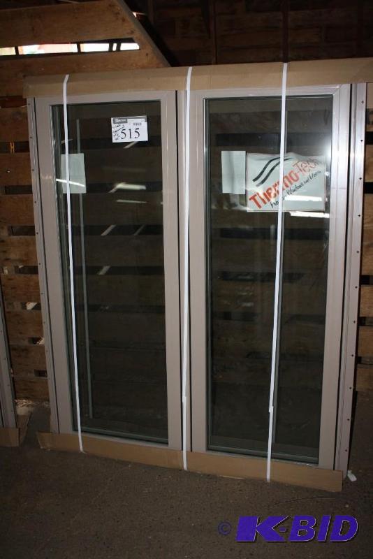 ThermoTech Casement Double Window White Viny...