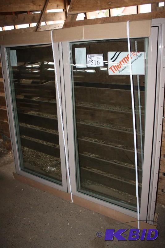 ThermoTech Casement Double Window White Viny...